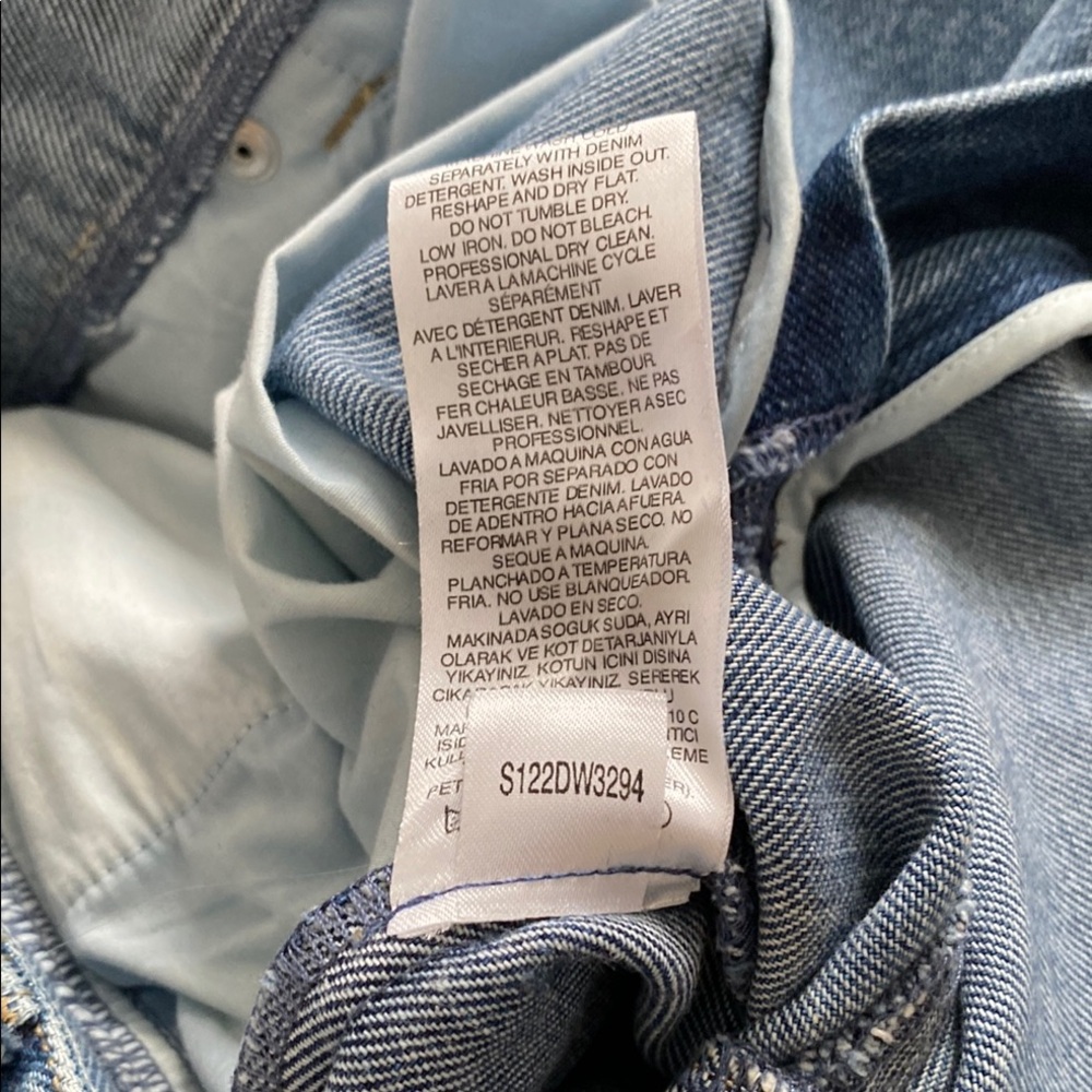 Tibi Double Waist Carpenter Jeans size 25 in classic wash NWOT - Picture 13 of 16